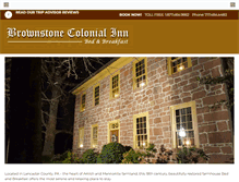 Tablet Screenshot of brownstonecolonialinn.com